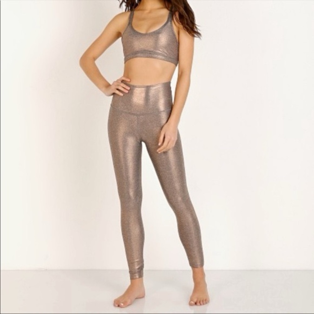 Beyond Yoga Shimmer High Waisted Leggings Size S